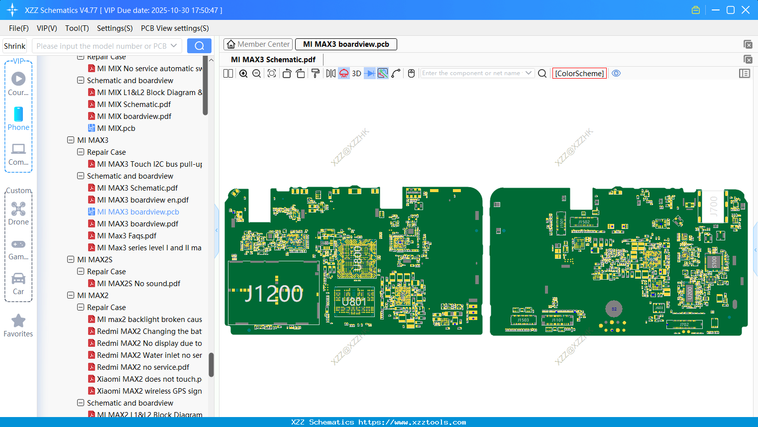 Xiaomi MI MAX3 Boardview